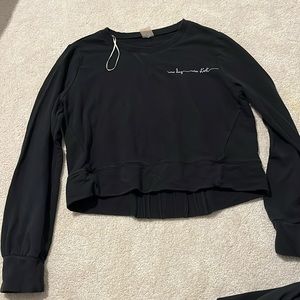 Calia cropped crewneck sweatshirt